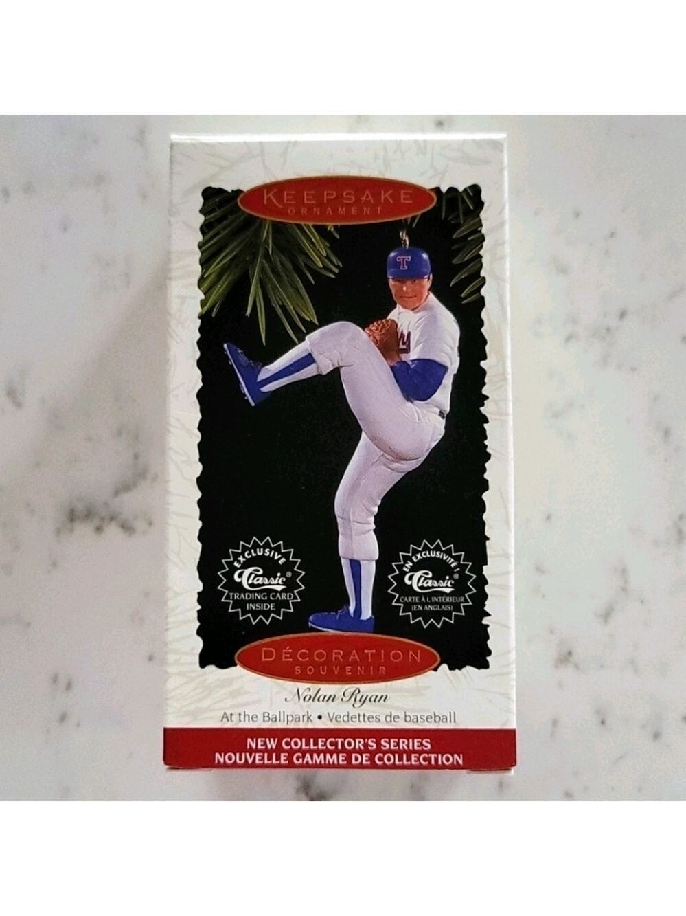 *4 for $25* Hallmark Keepsake Ornament Nolan Ryan - At The Ballpark Series